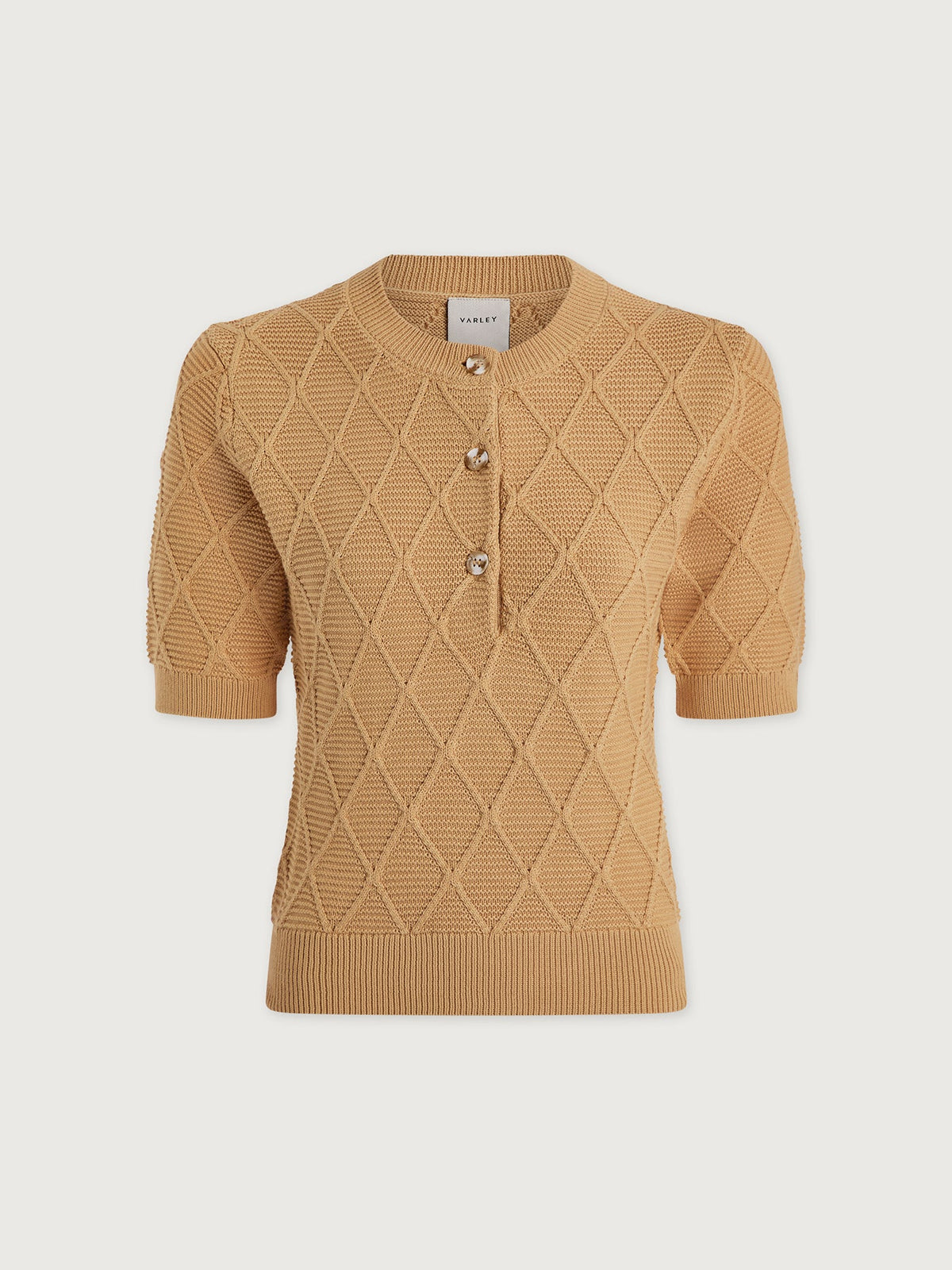 Merryn Diamond Knit Top | Varley Featured