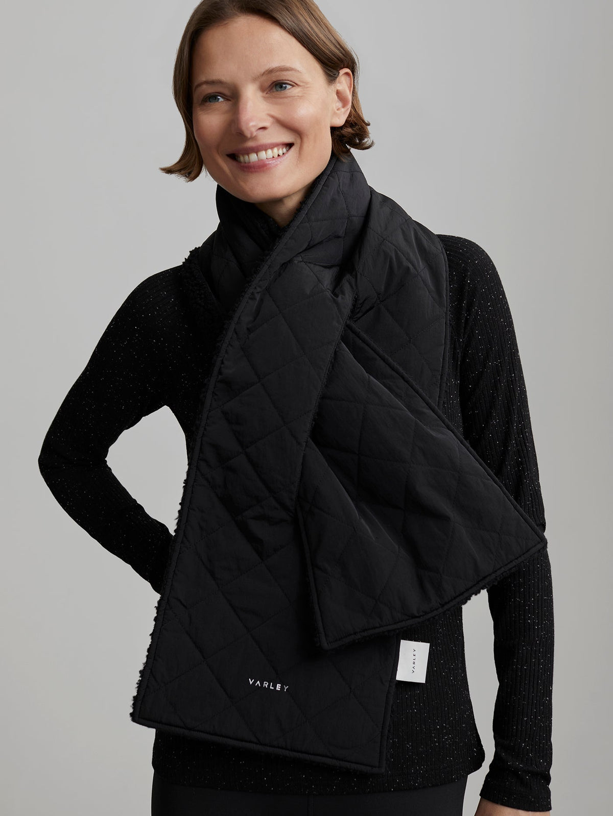 Coronet Quilt Sherpa Scarf | VARLEY US | Varley Featured