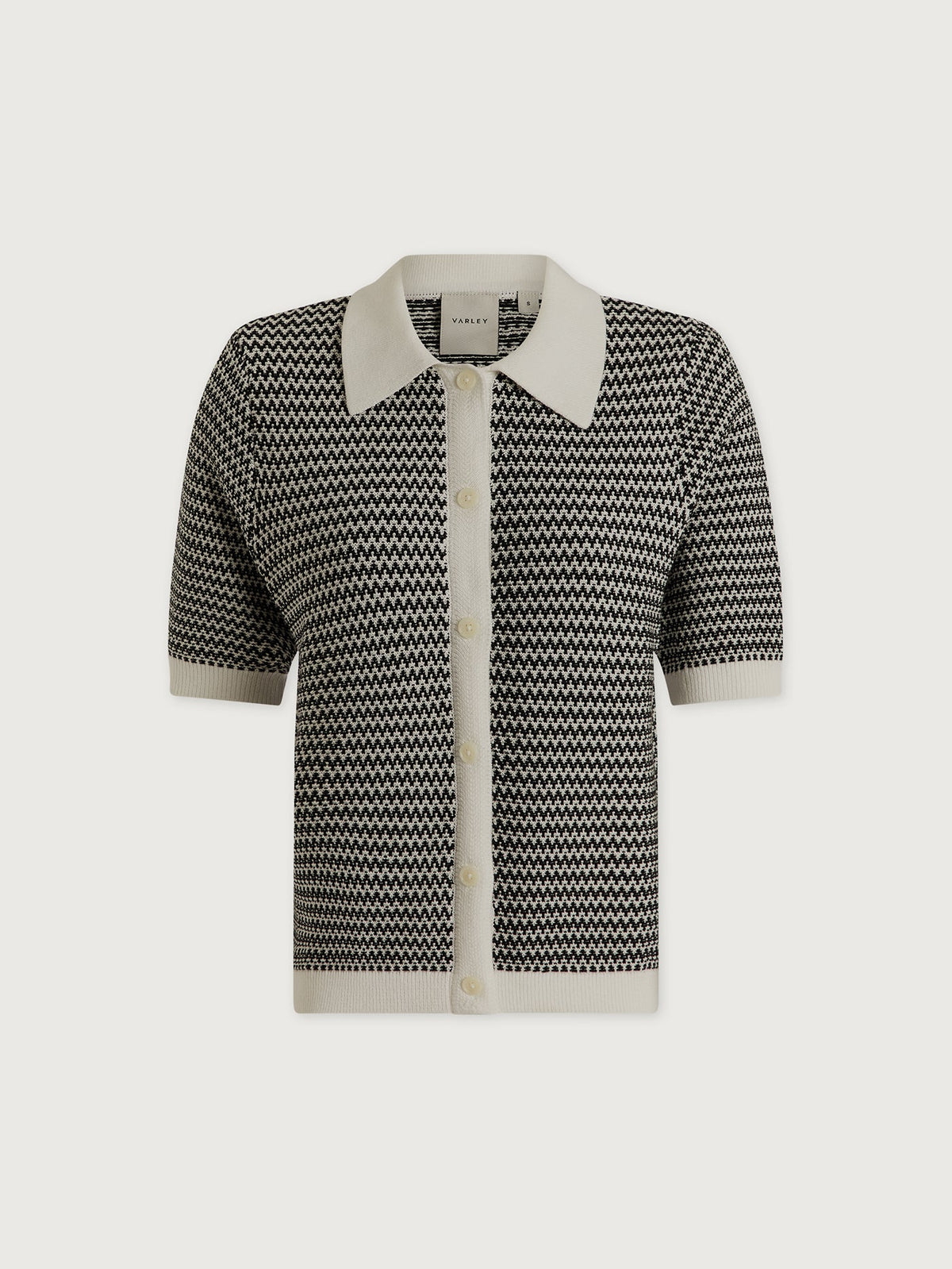 Gaelle Polo Knit Top | Varley Premium