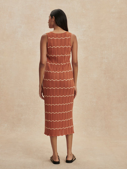 Yuna Scallop Knit Dress | Varley Quality
