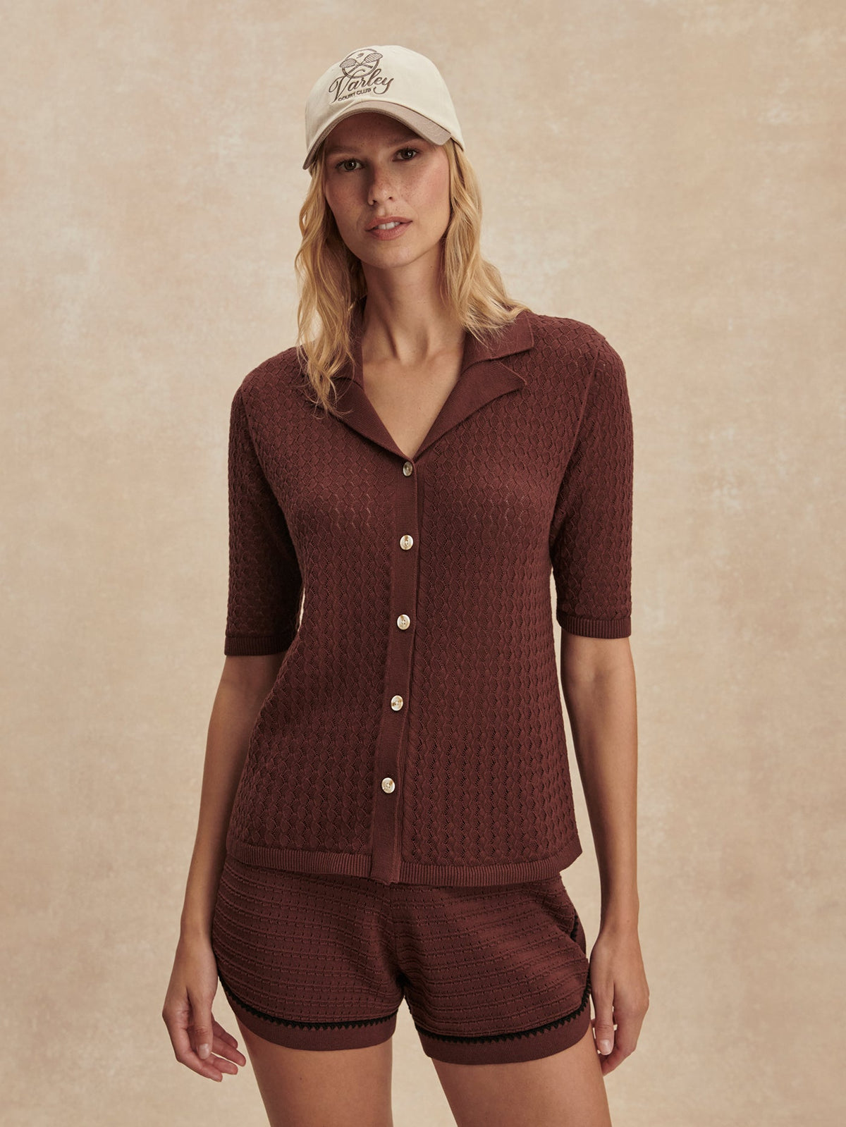 Madelene Knit Shirt | Varley Trusted