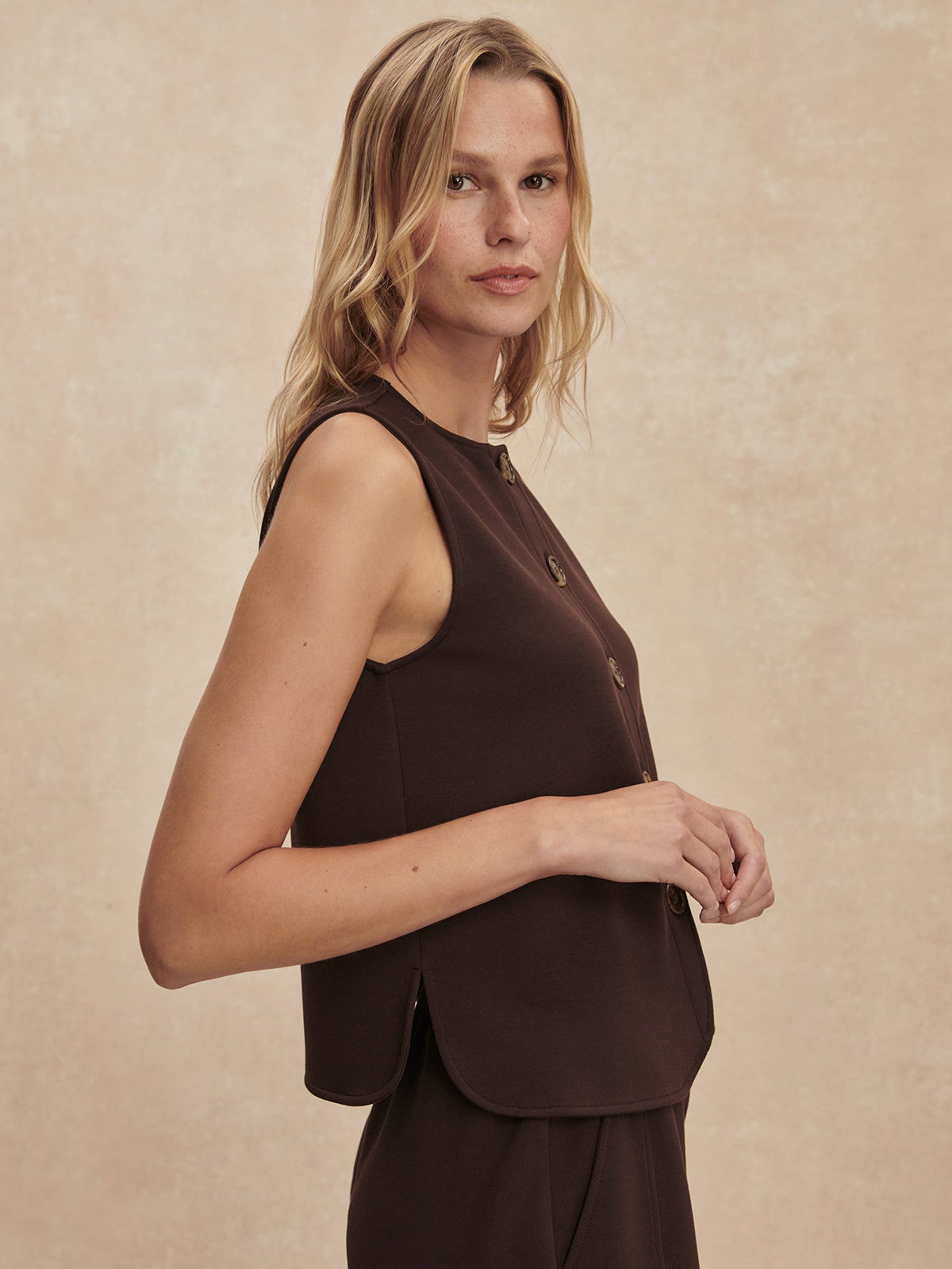 Josie Button Through Tank Top | Varley Trusted
