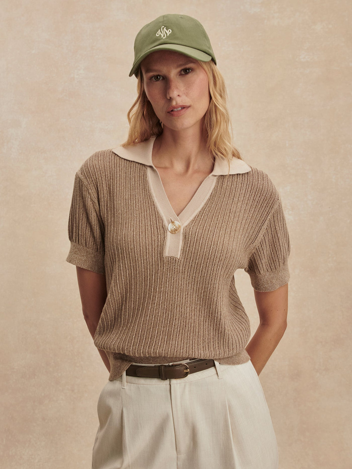 Perrine Knit Polo Shirt | Varley New