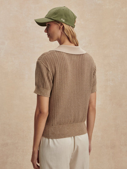 Perrine Knit Polo Shirt | Varley New