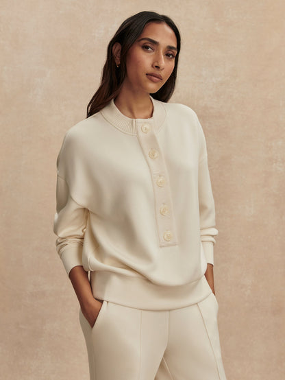 Reena Button Front Sweat | Varley Top Pick