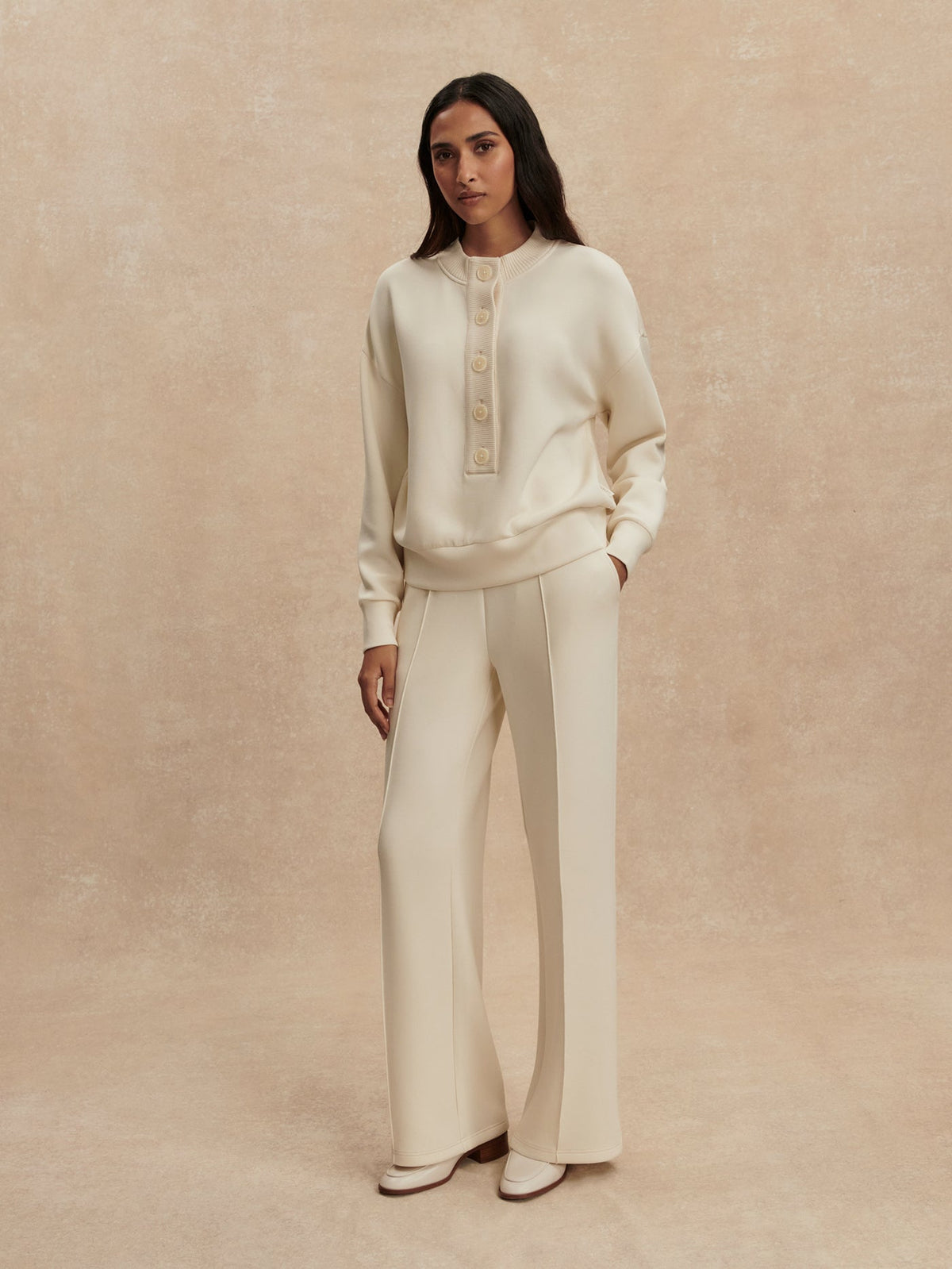 Reena Button Front Sweat | Varley Top Pick