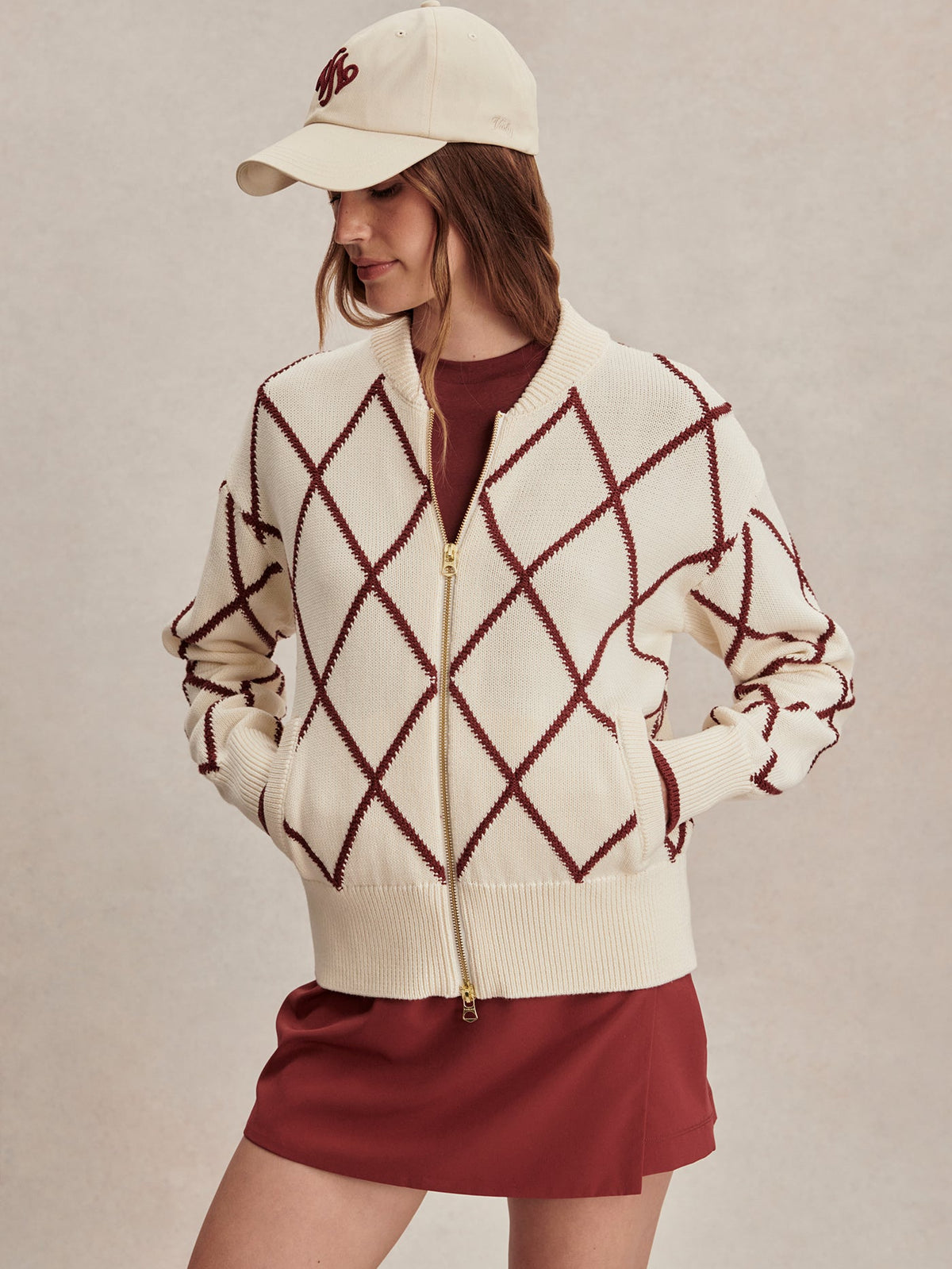 Nile Diamond Knit Jacket | Varley New
