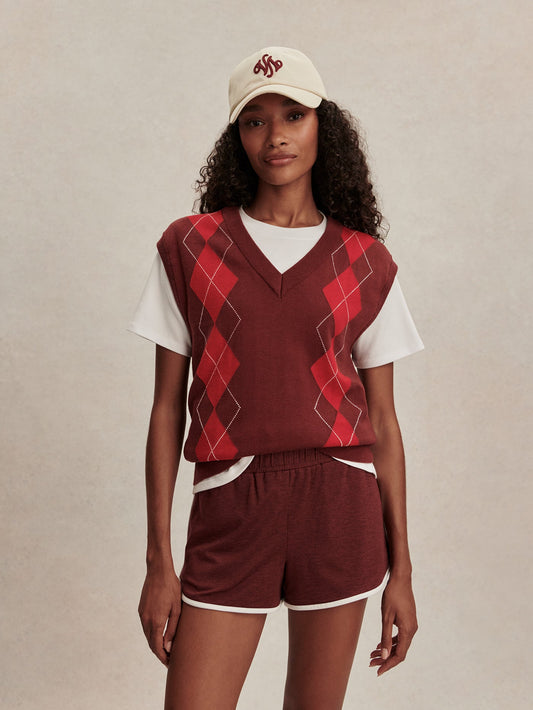 Ruben Argle Knit Vest | Varley Latest