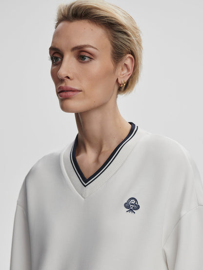 Iona V Neck Sweat | Varley Trusted