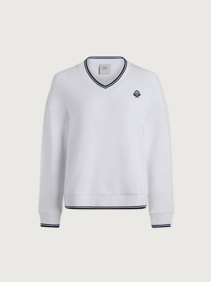 Iona V Neck Sweat | Varley Trusted