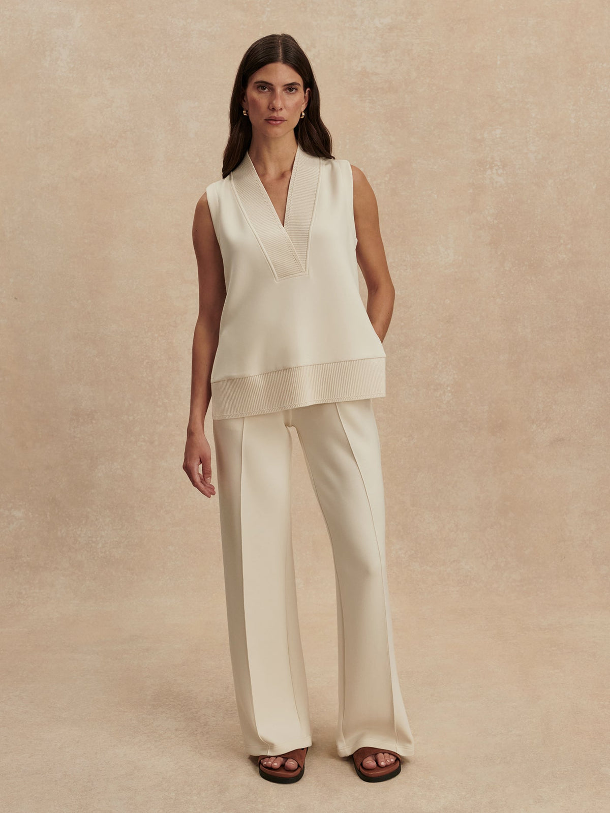 Freida V Neck Tank | Varley Smart Buy