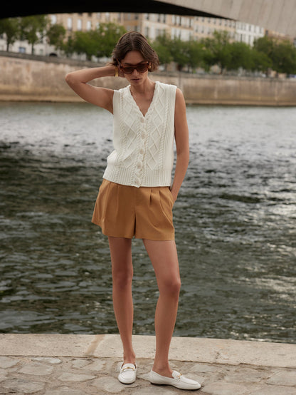 Tatyana Cable Knit Vest | Varley Smart Buy