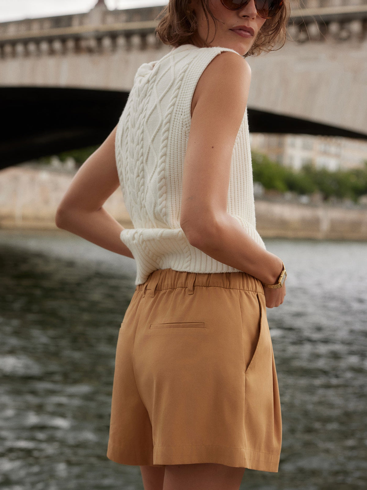 Tatyana Cable Knit Vest | Varley Smart Buy