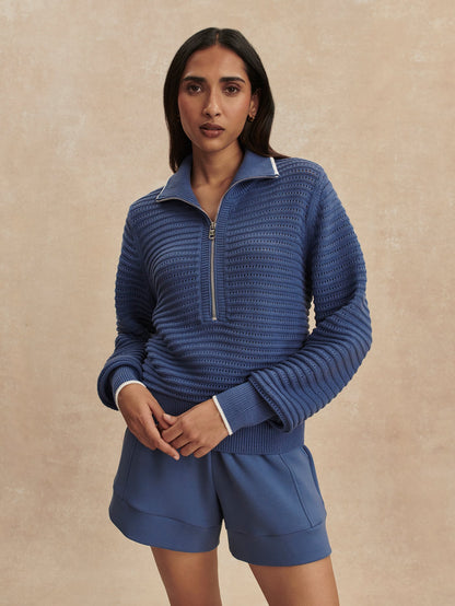 Morwenna Half Zip Knit | Varley Premium