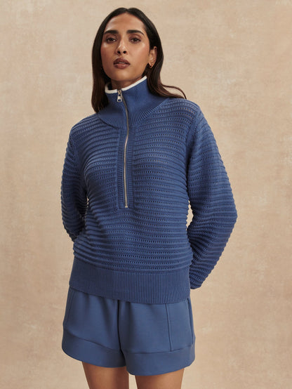 Morwenna Half Zip Knit | Varley Premium