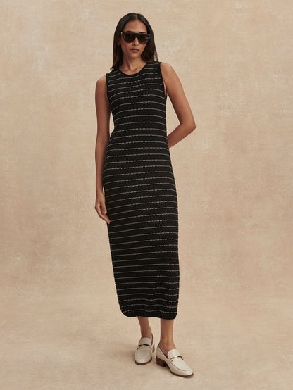 Beesley Stitch Knit Midi Dress | Varley New
