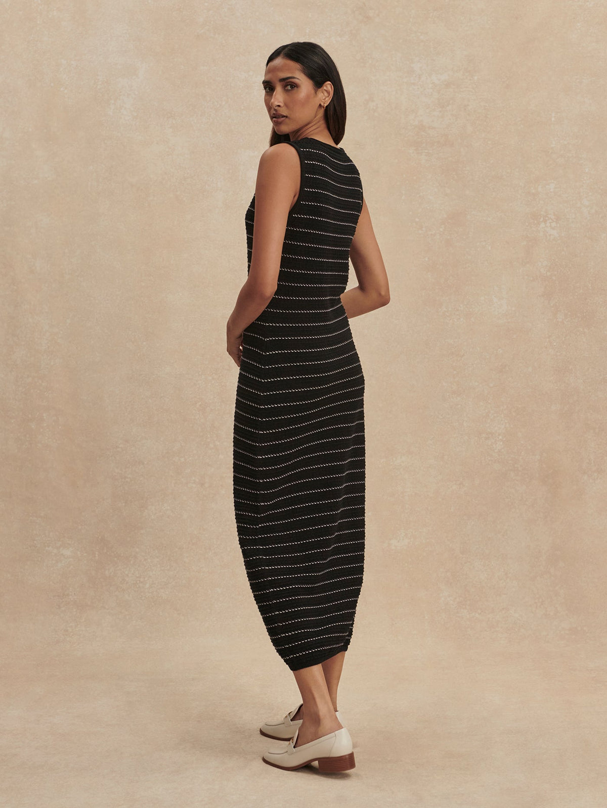 Beesley Stitch Knit Midi Dress | Varley New