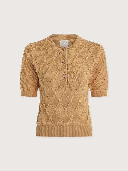 Merryn Diamond Knit Top | Varley Featured