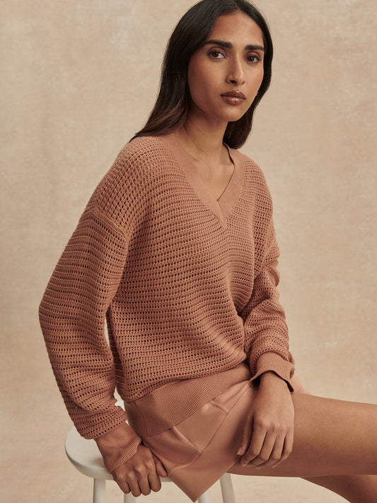 Gaia V Neck Sweater | Varley Quality