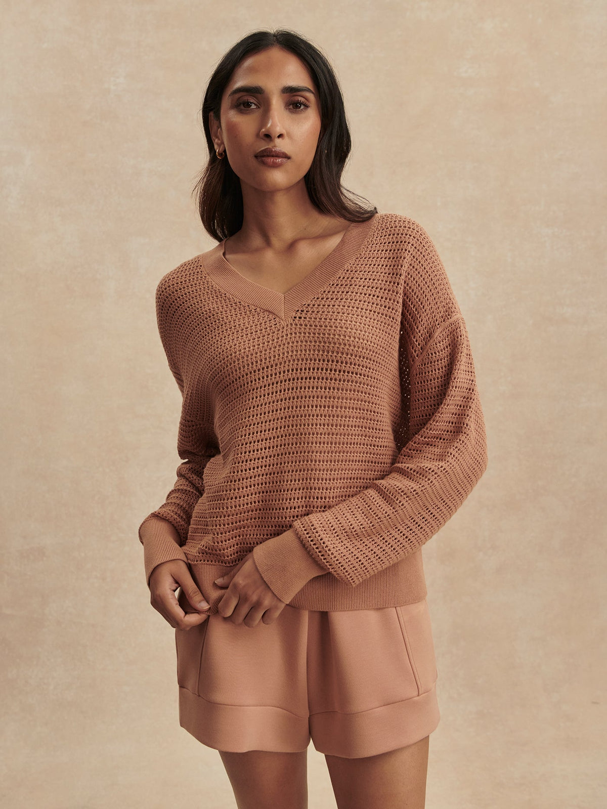 Gaia V Neck Sweater | Varley Quality
