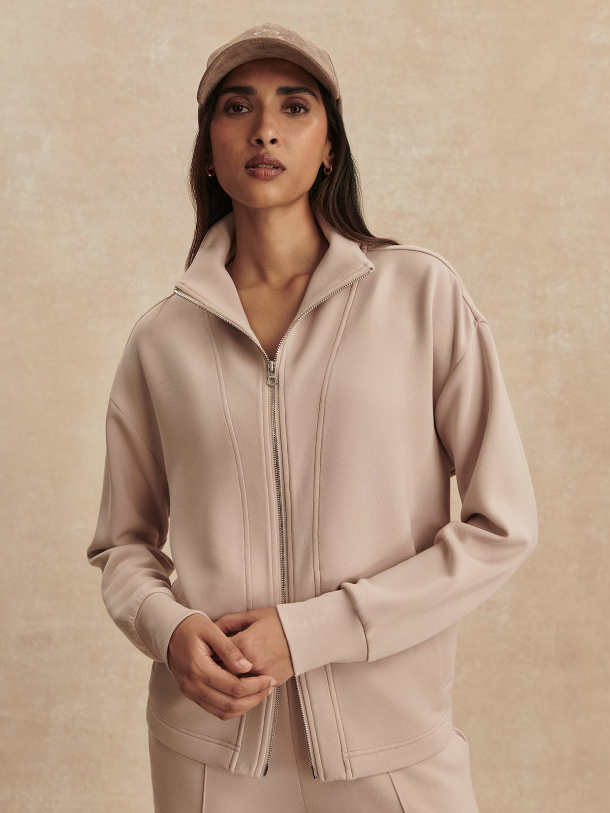 Arlene Zip Through Sweat | Varley Premium