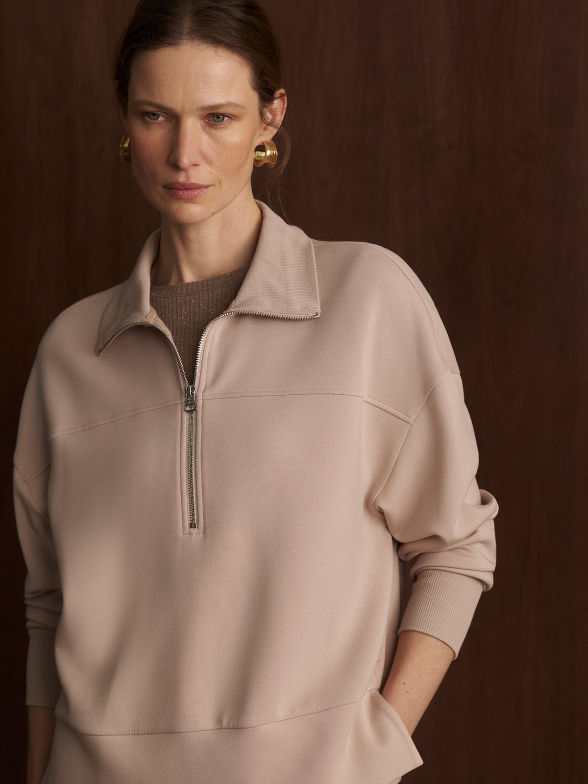 Kayleigh Half Zip Sweat | Varley Latest