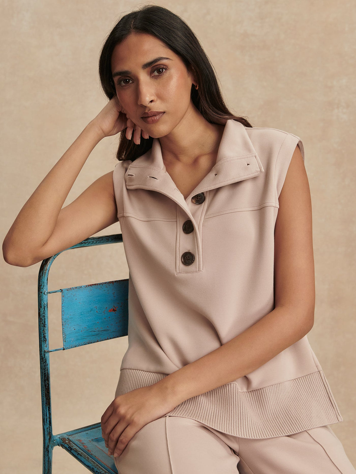 Conall Button Tank | Varley Smart Buy