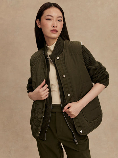 Audrea Reversible Gilet | Varley Quality