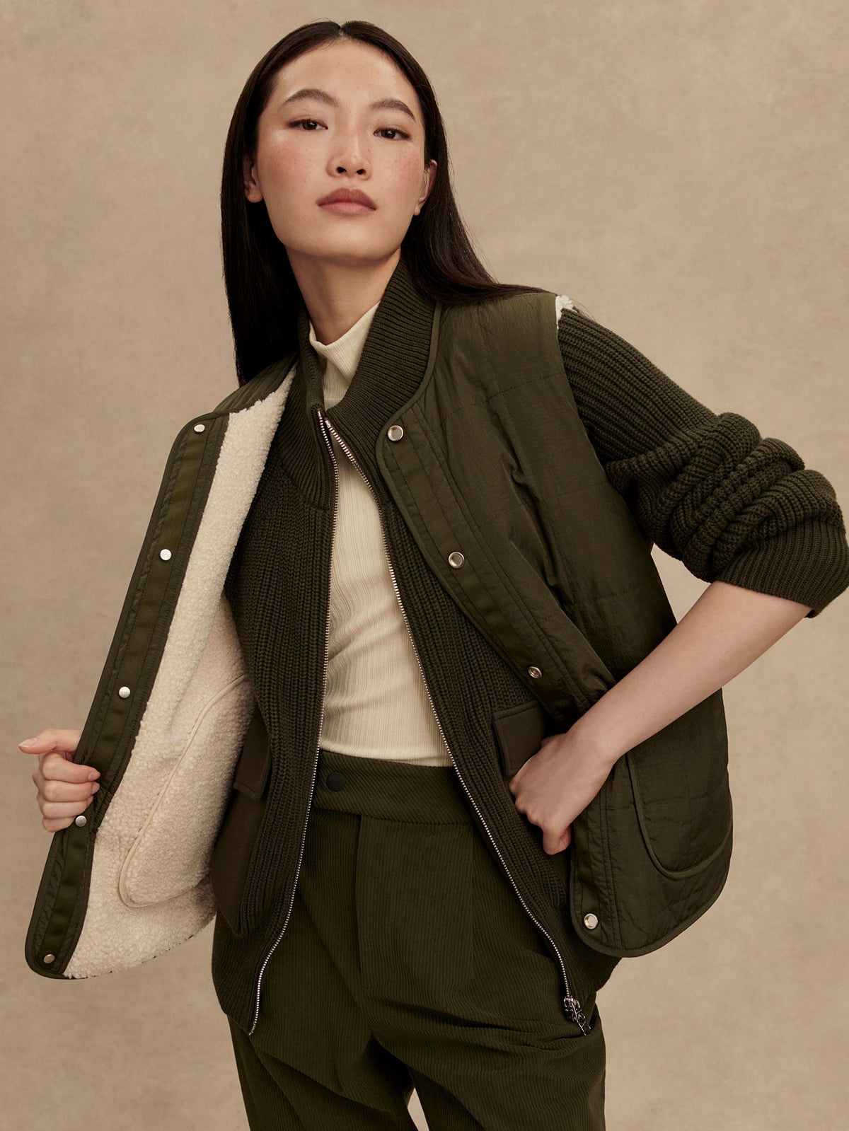 Audrea Reversible Gilet | Varley Quality