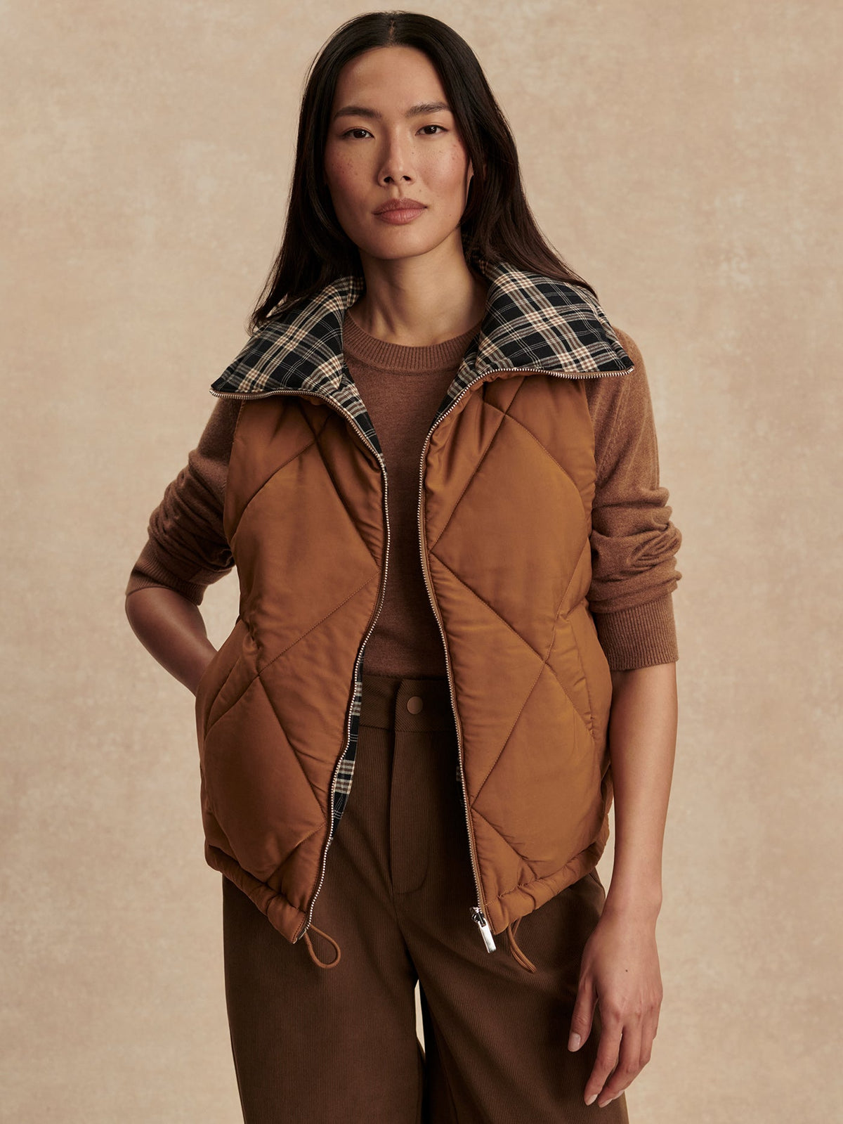 Miya Reversible Gilet | Varley Smart Buy