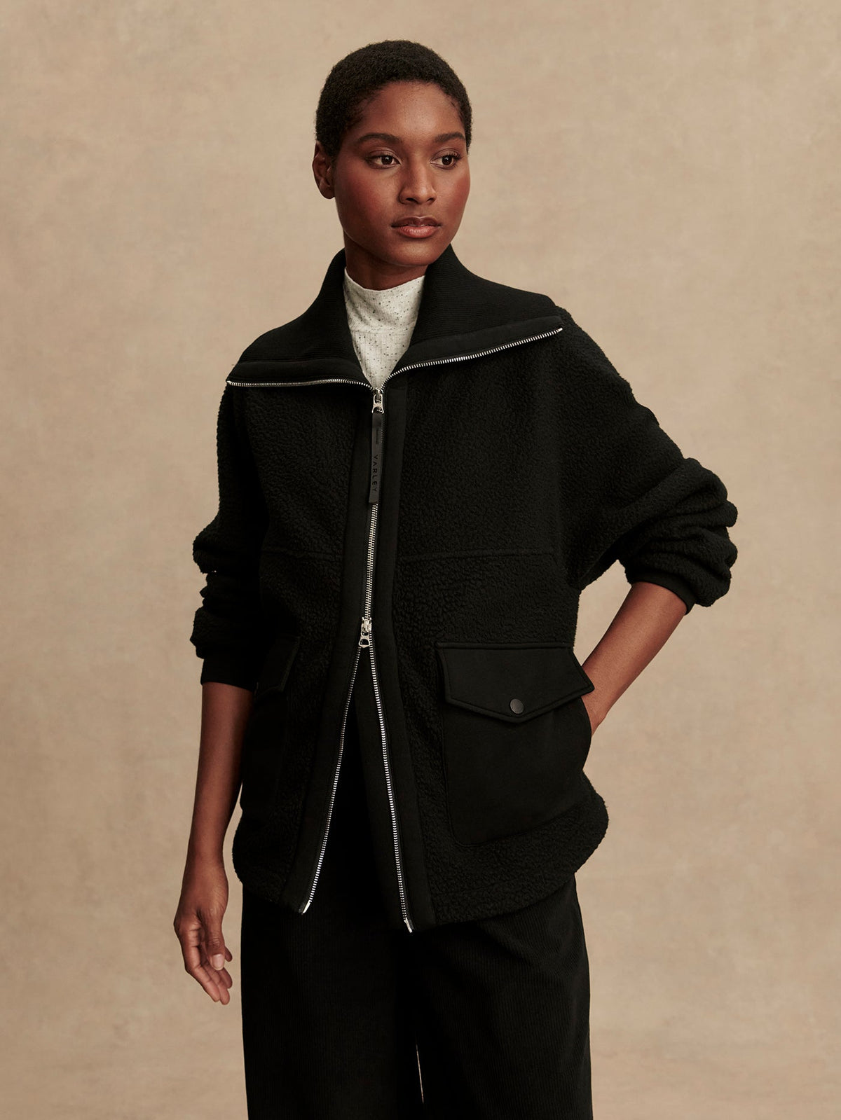 Eleanor Patch Pocket Fleece | Varley Featured