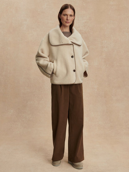 Romane Boxy Sherpa Jacket | Varley Quality