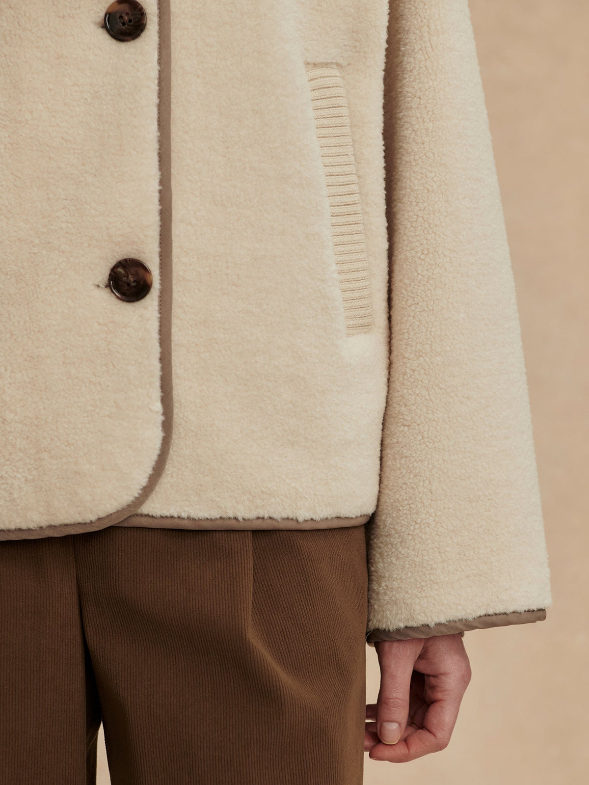 Romane Boxy Sherpa Jacket | Varley Quality