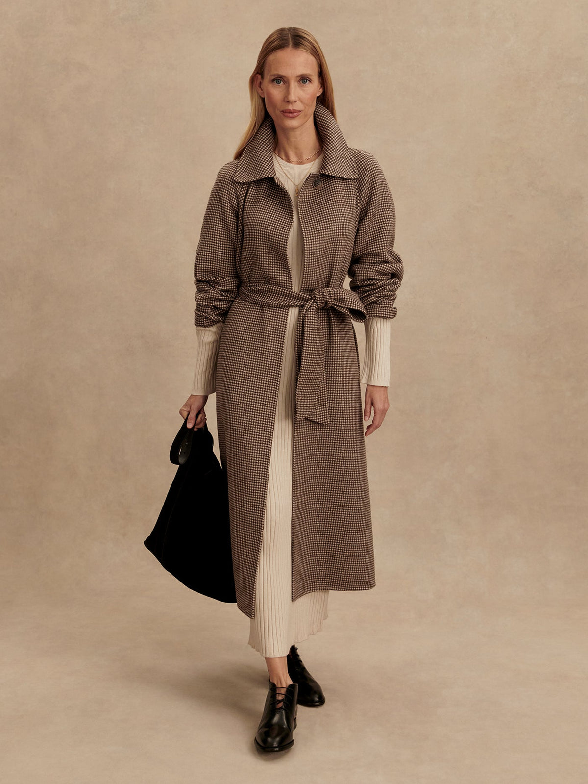 Tomlinson Belted Long Coat | Varley Featured