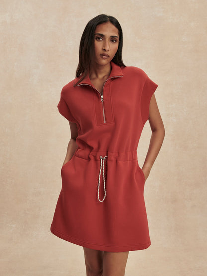 Avaya Half Zip Dress | Varley Trusted