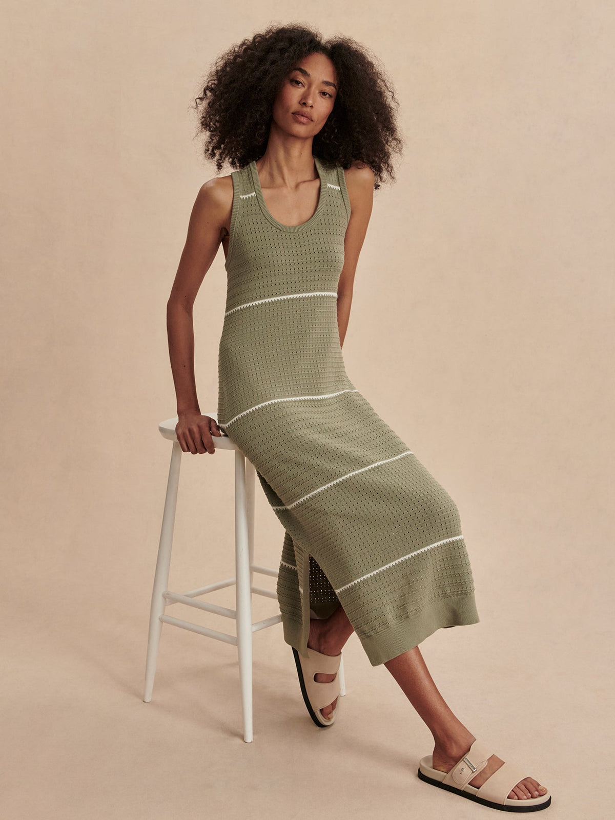 Scott Scoop Neck Midi Dress | Varley Latest