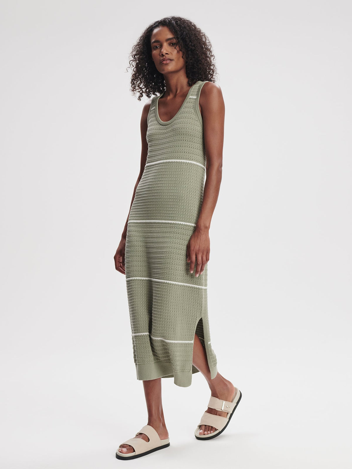 Scott Scoop Neck Midi Dress | Varley Latest