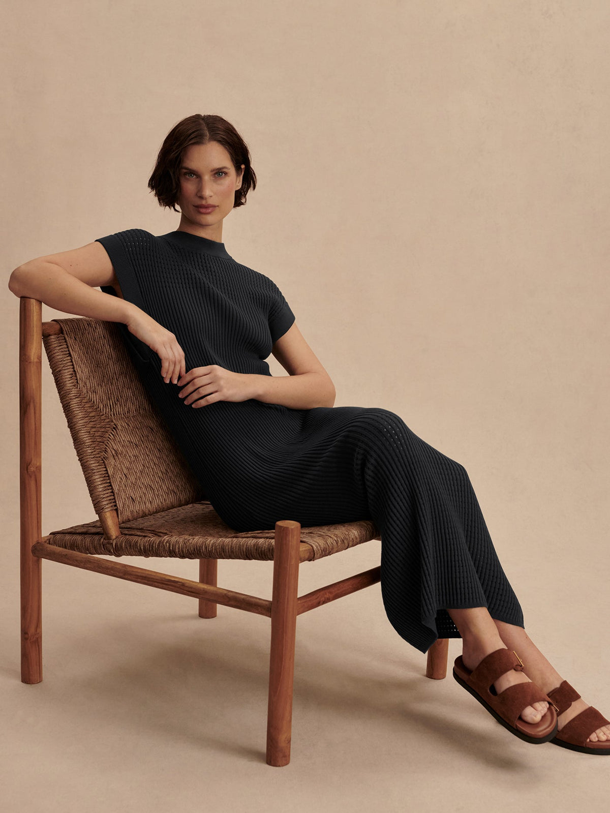 Cheston Relaxed Knit Dress | VARLEY US | Varley Trusted