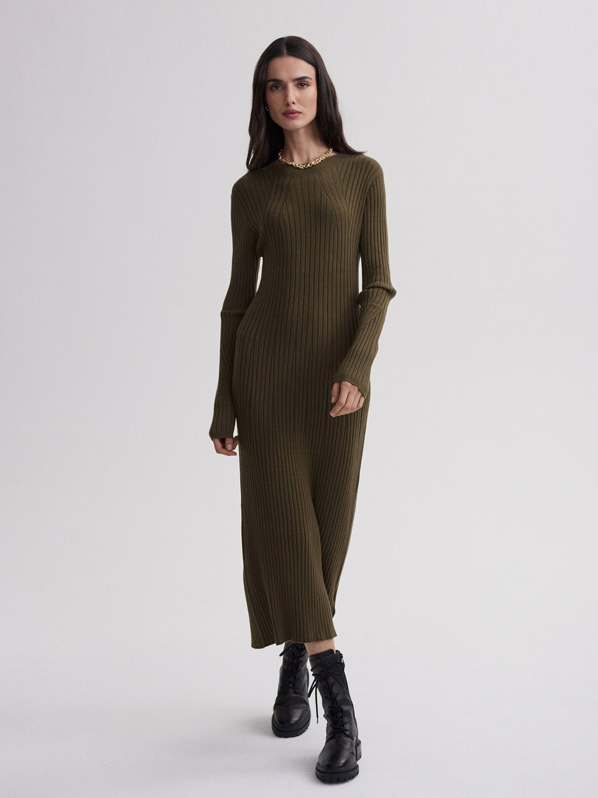 Axel Rib Knit Midi Dress | Varley Smart Buy