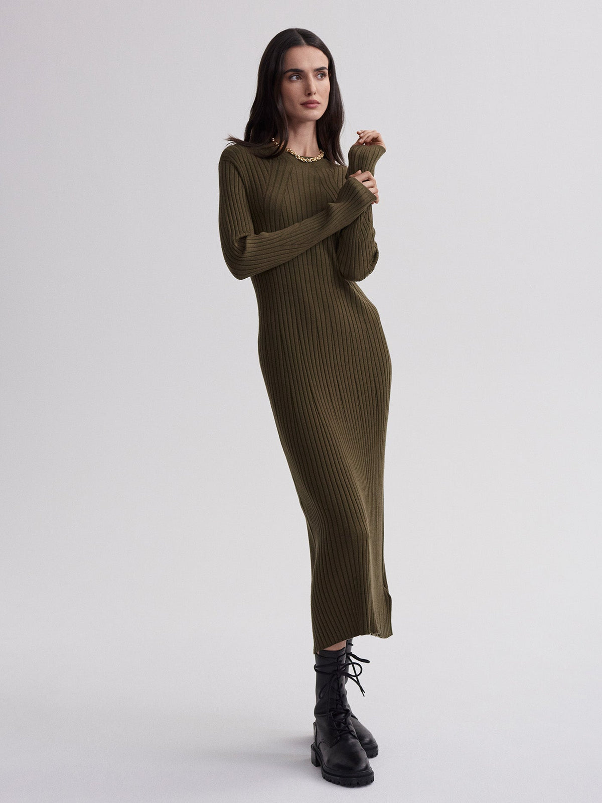 Axel Rib Knit Midi Dress | Varley Smart Buy