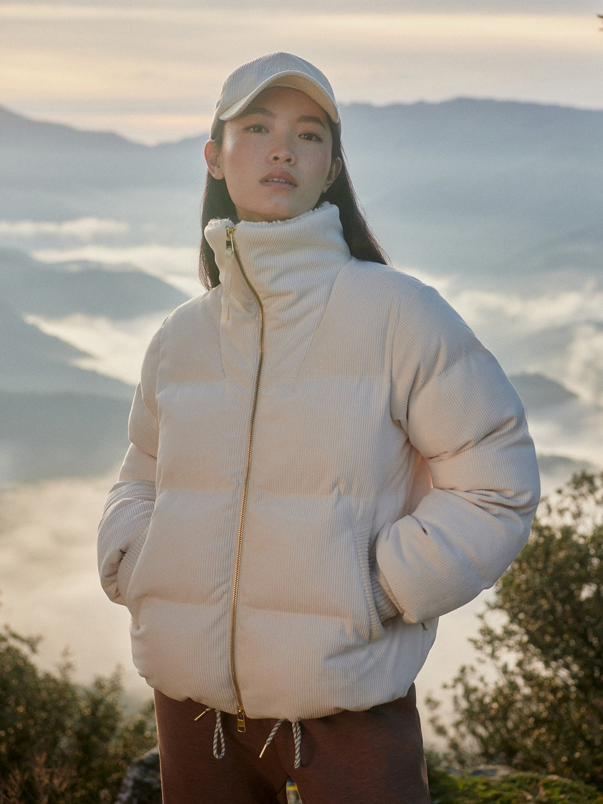 Brackley Cord Puffer Jacket | Varley Smart Buy