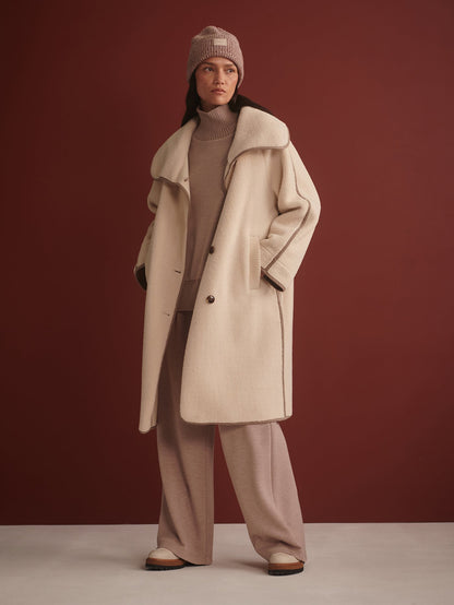 Clemence Sherpa Coat | Varley New
