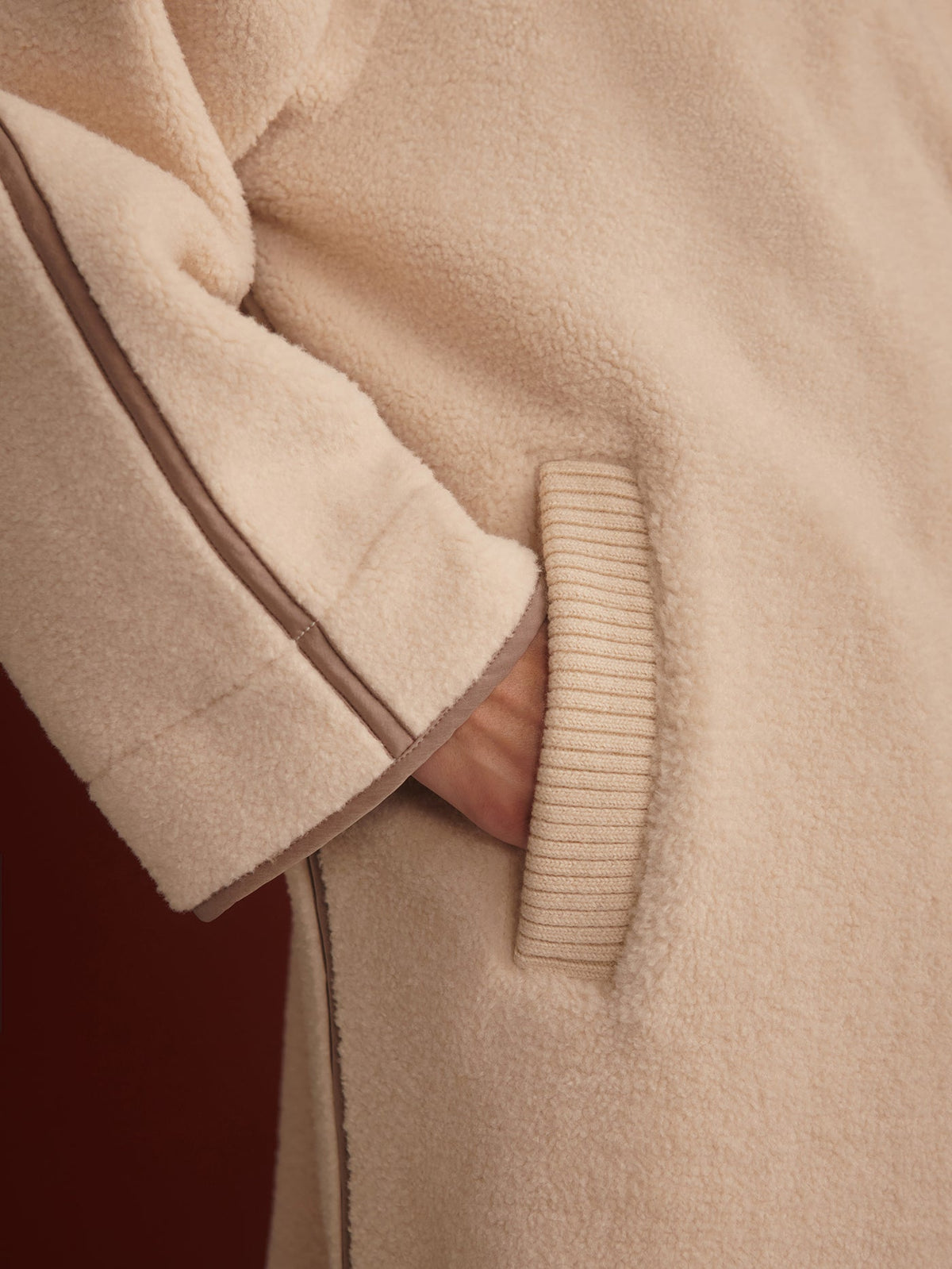 Clemence Sherpa Coat | Varley New
