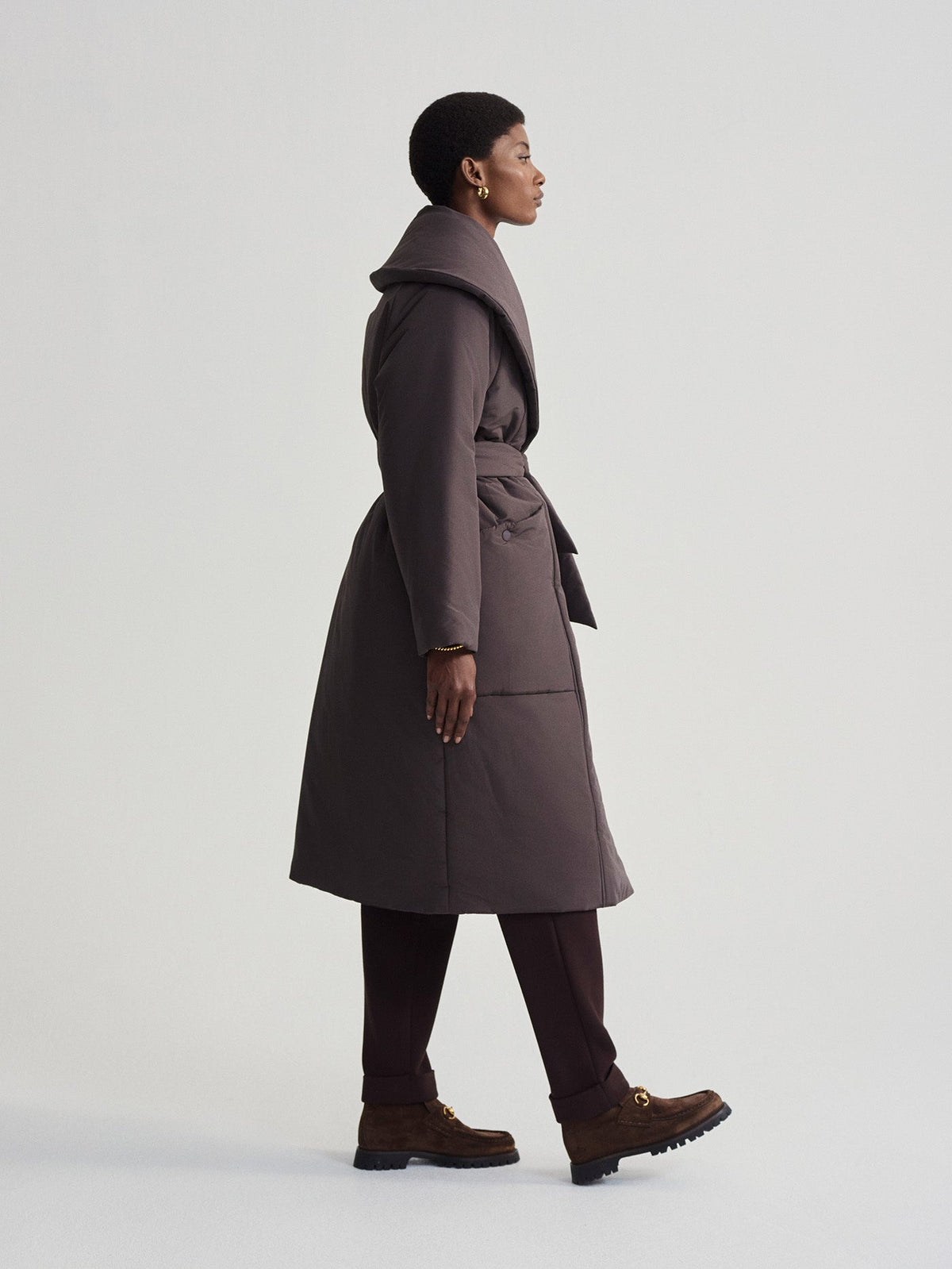 Ana Long Wrap Coat | Varley Latest