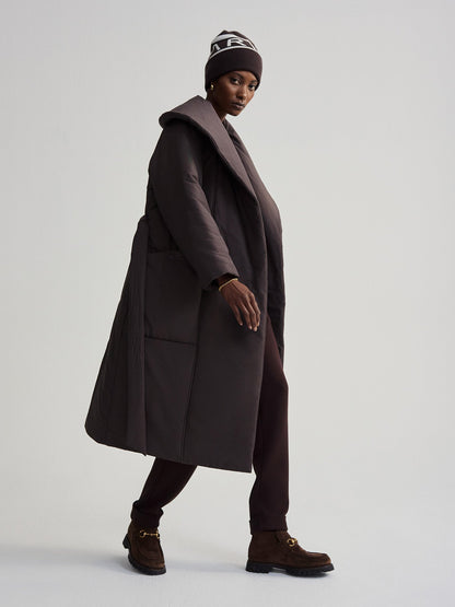 Ana Long Wrap Coat | Varley Latest
