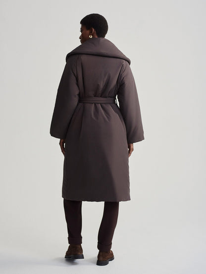 Ana Long Wrap Coat | Varley Latest