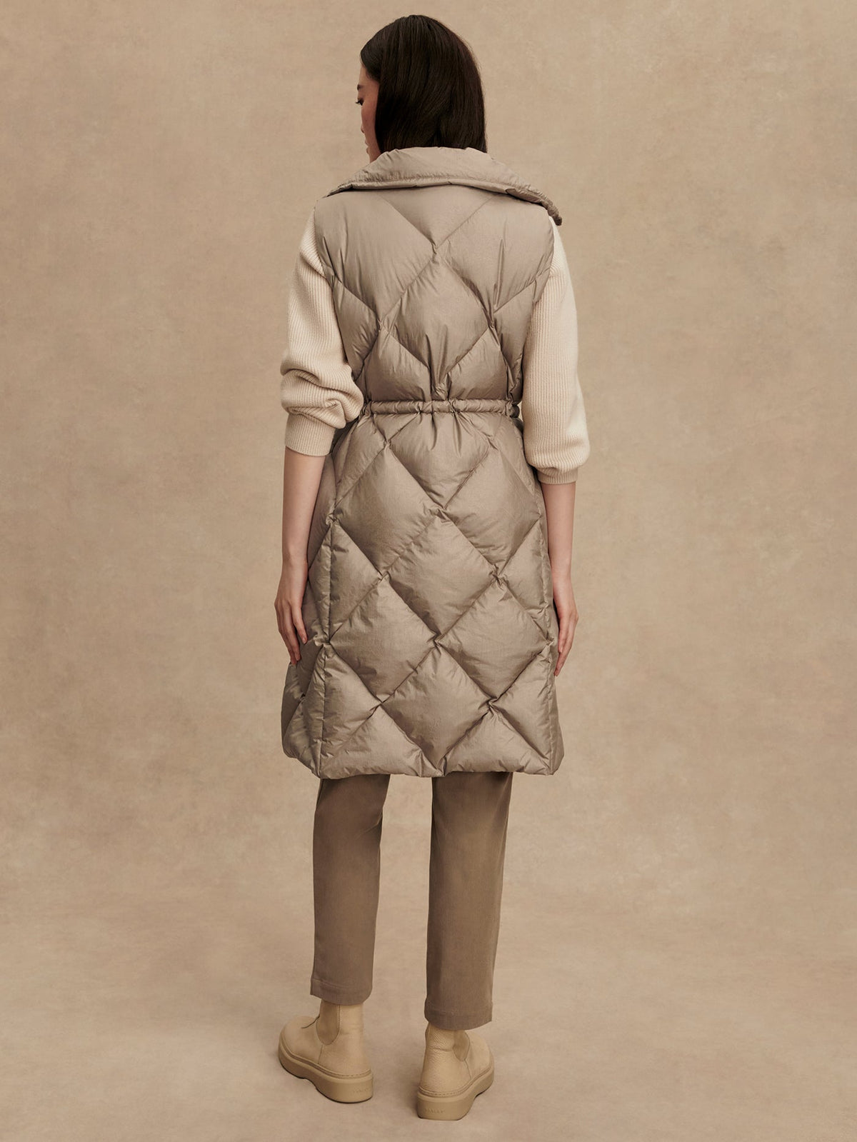 Navine Long Down Gilet | Varley Smart Buy