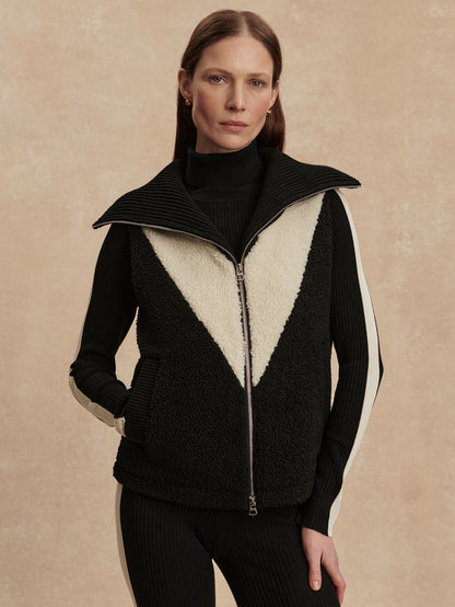 Caspian Sherpa Gilet | Varley Featured