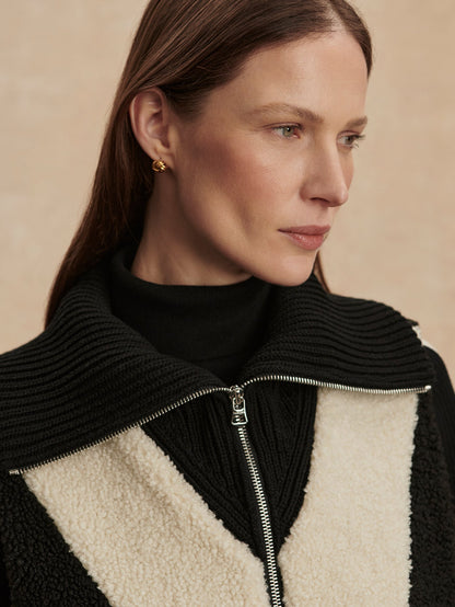Caspian Sherpa Gilet | Varley Featured