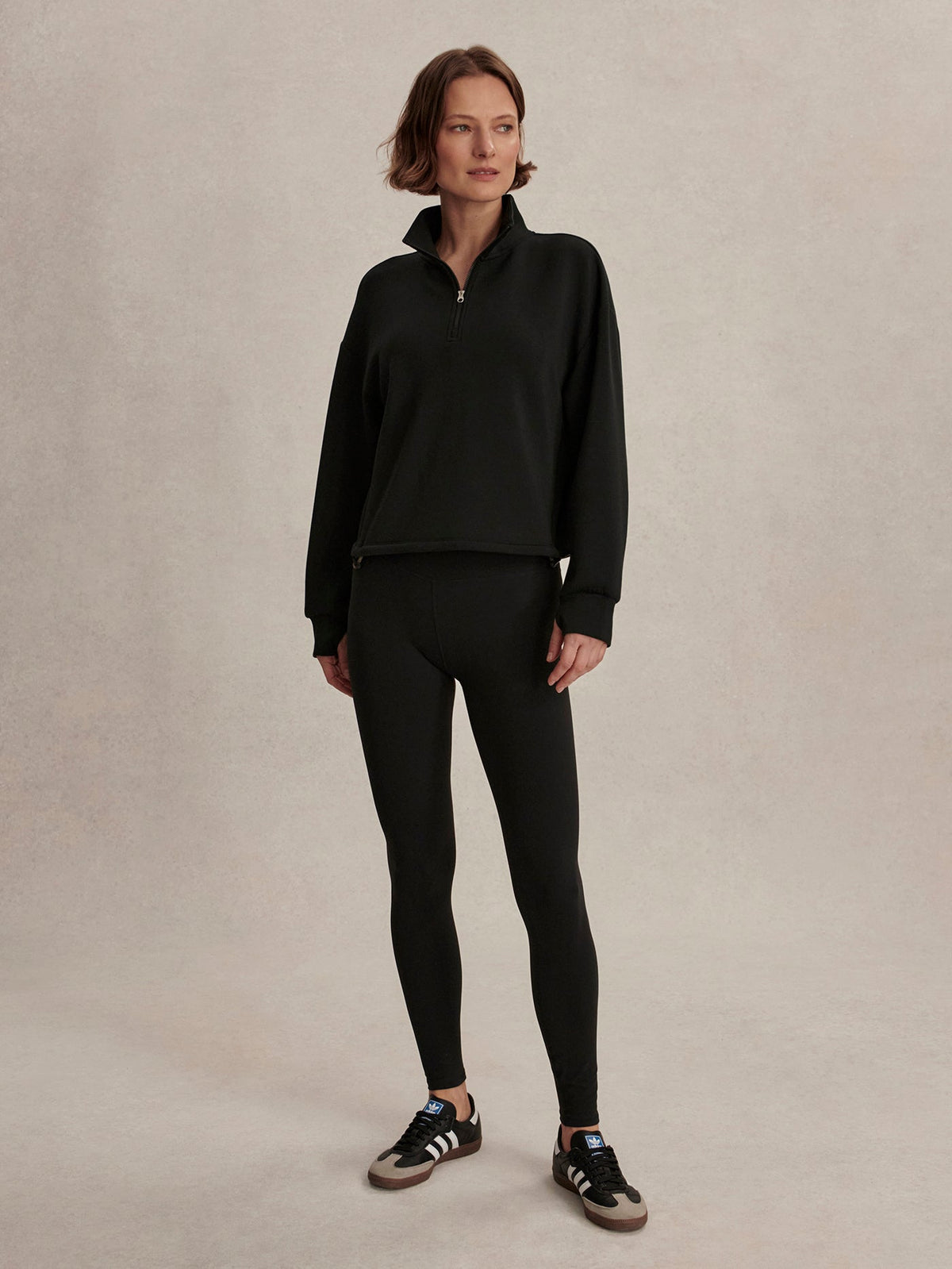 Sian Cropped Half-Zip Active Sweatshirt | Varley Trusted